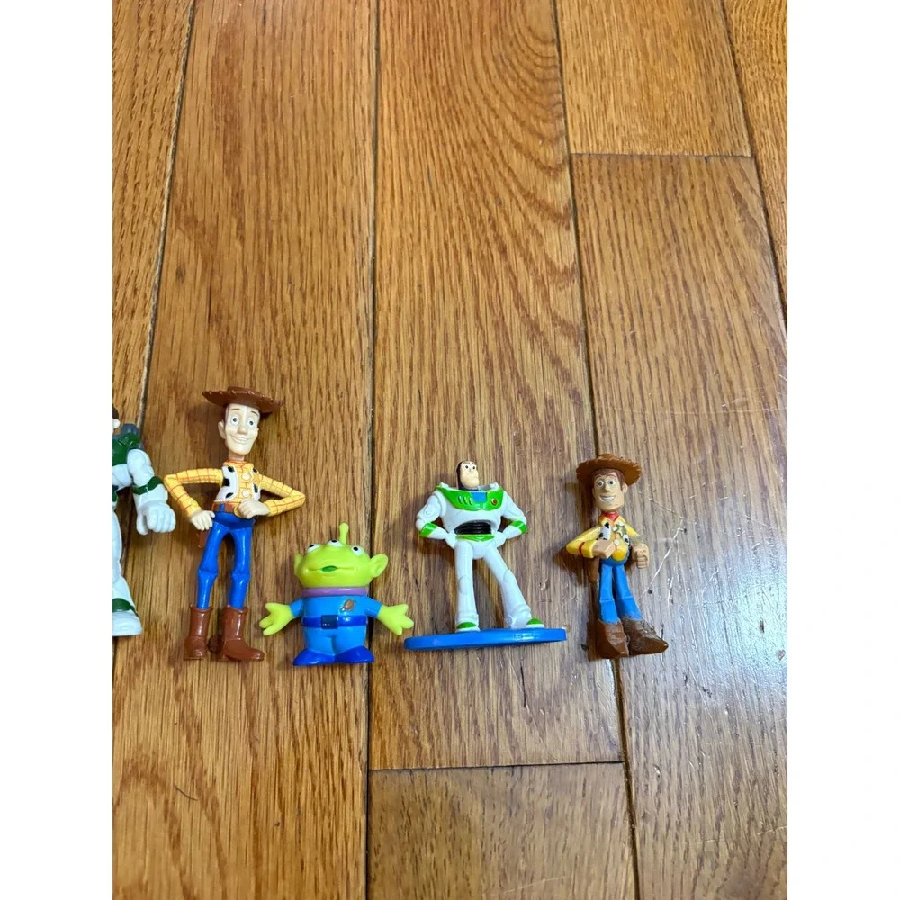 Disney Pixar Toy Story Mini Figure Lot‎ Woody Buzz Lightyear Alien 6pc Set